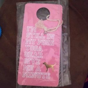 PINK VICTORIA SECRET DOOR HANGER